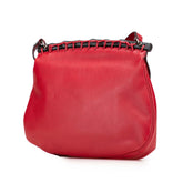 Medium Leather Bamboo Nouveau Fringe Crossbody